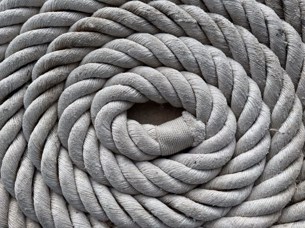 Mooring line spiral and or coil