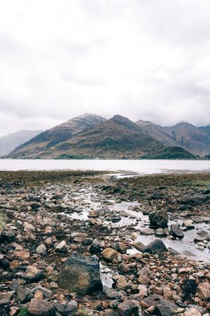 Mountain and river landscape