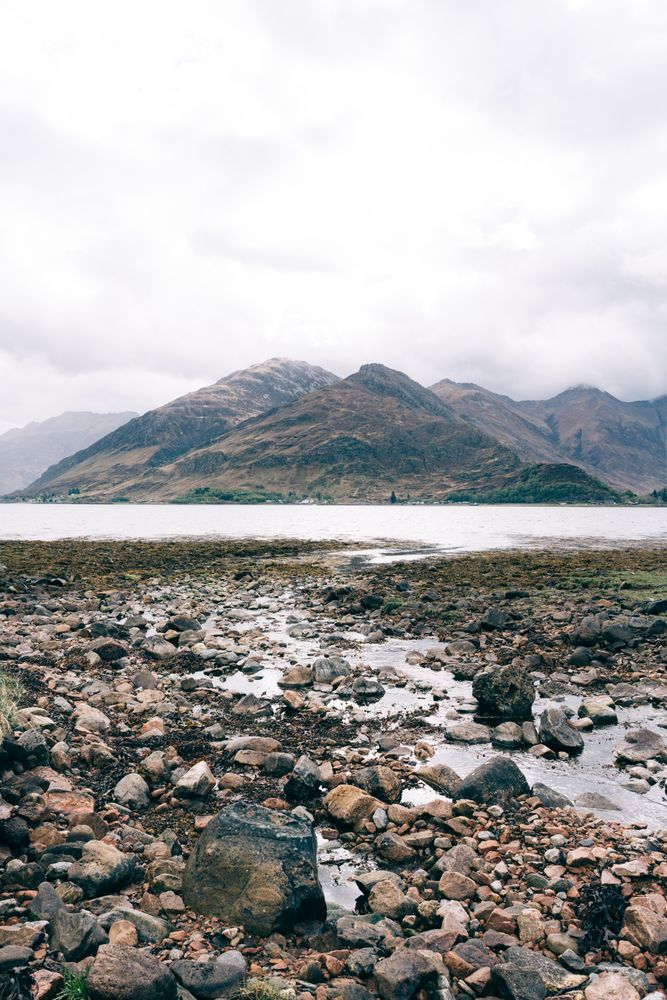 Mountain and river landscape