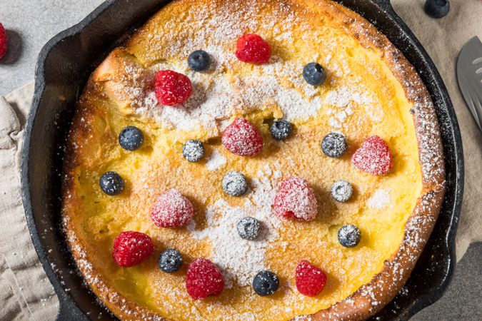 Sweet Homemade Dutch Baby Pancake