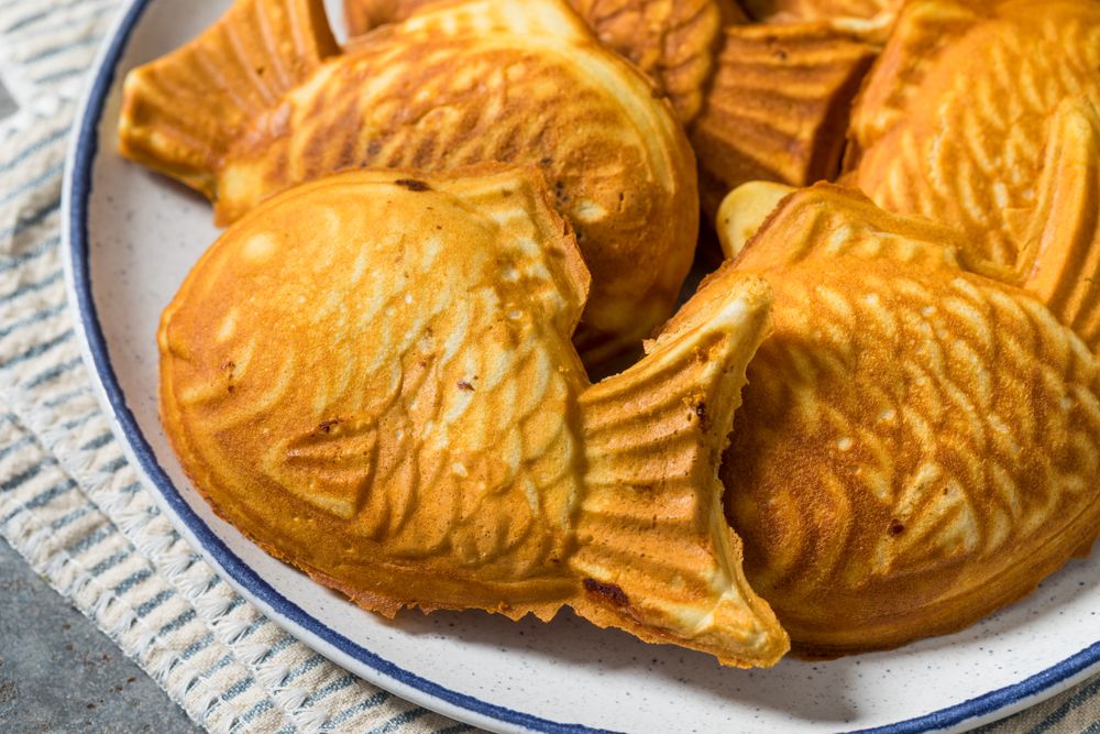 Homemade Japanese Taiyaki Dessert