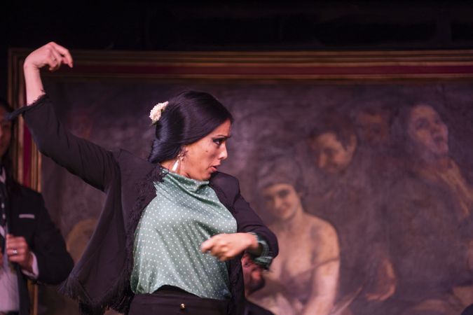 Flamenco performance on stage
