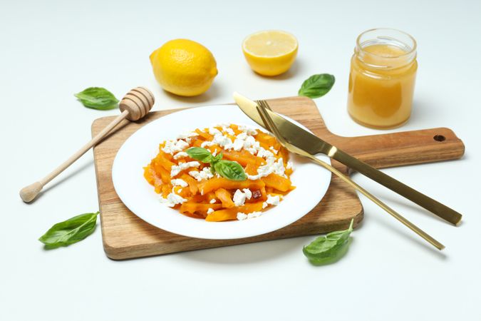 Fall season tasty food concept - baked pumpkin