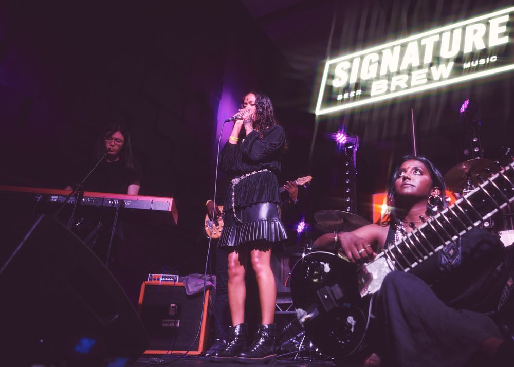 London, England, United Kingdom - Nov 9, 2022: Musician Tara Lily performing at Dialled In Fest