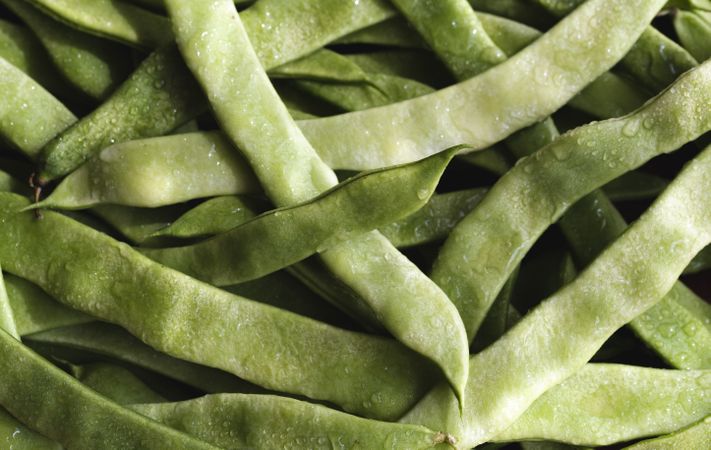 Green beans close-up
