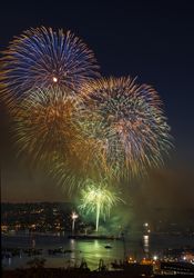 Rapid fire of fireworks