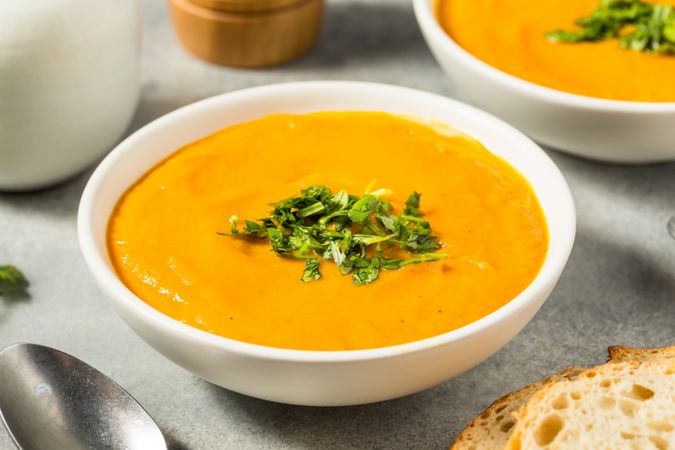 Healthy Homemade Creamy Carrot Soup