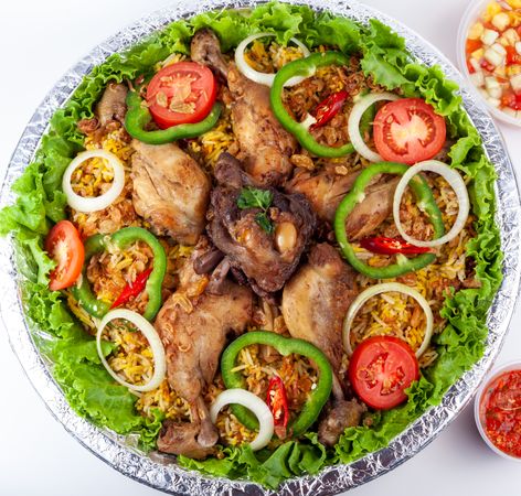 Middle East Food Top View
