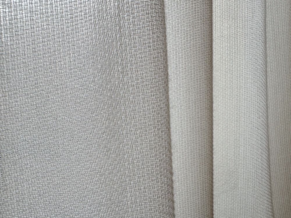Folded curtain surface texture