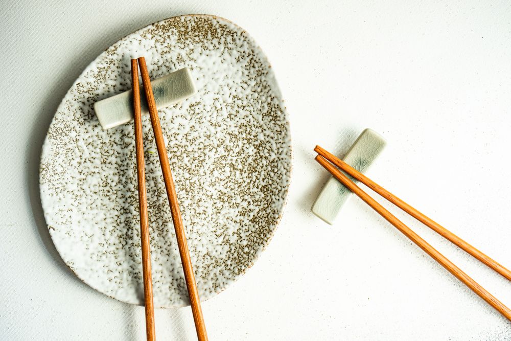 Asian style table setting