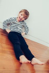 Portrait of a blonde cute boy