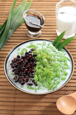 Cendol is Made From Crushed Ice Cubes, Red Bean. Also Popular in SIngapore.