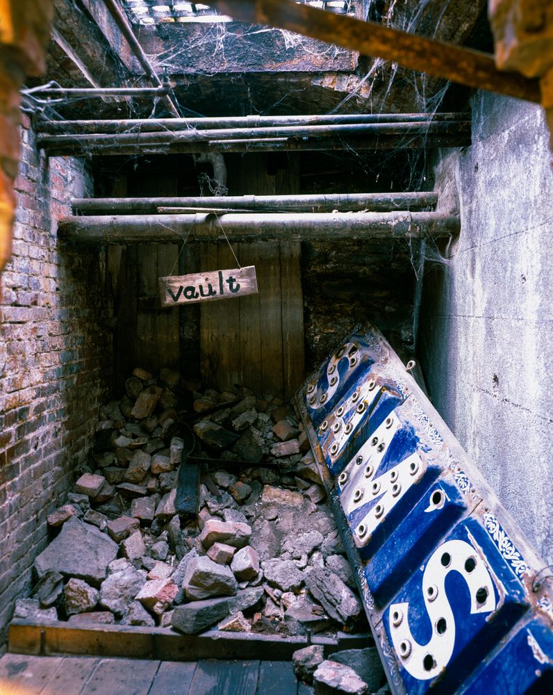Rubble underground Seattle, Washington