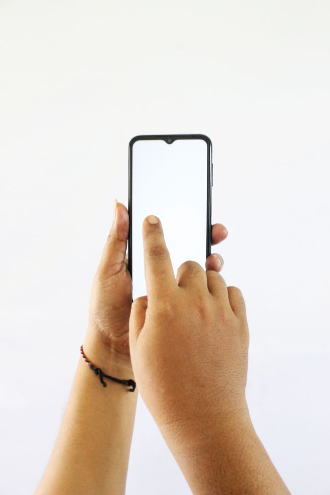 Smartphone Mockup With Curved Screen