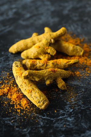Fragrant seasoning - turmeric, one of the main ingredients in Indian curry
