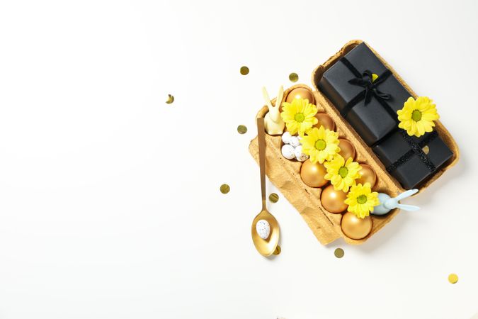 Pension rewards, returns and investment funding concepts, golden eggs