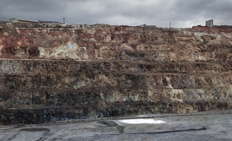 Mining terraces in Riotinto, Huelva