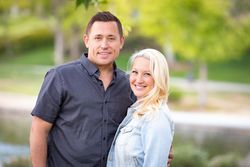 Young Couple Portrait In The Park