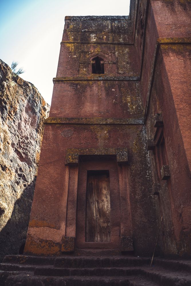 One of the Rock-hewn churches in Lalibela, Ethiopia