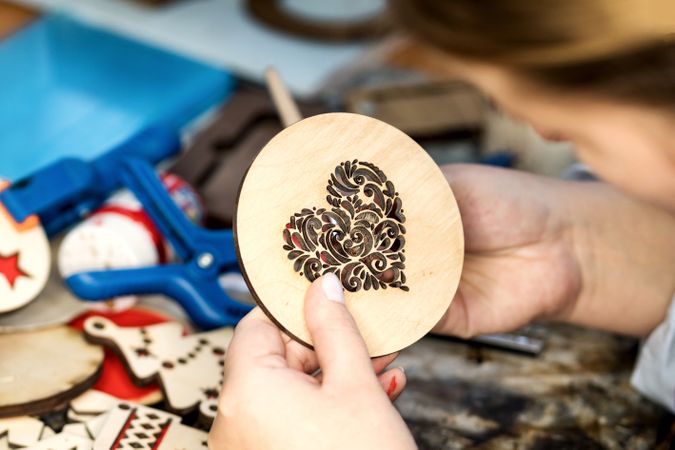 Woodworking workshop eco-friendly Christmas toys