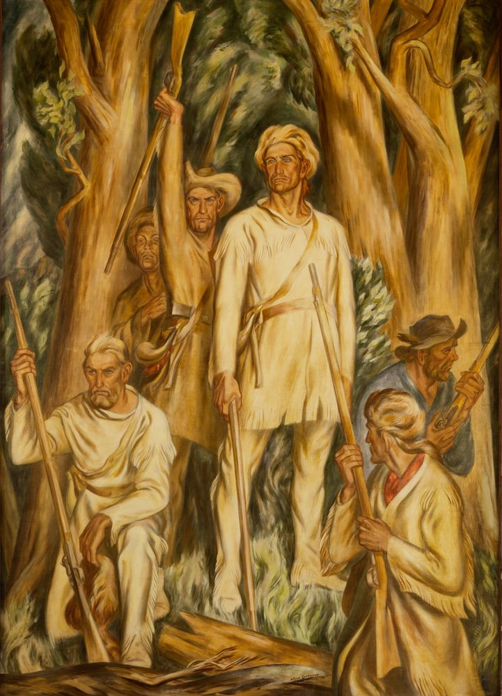 Artwork at the U.S. Post Office & U.S. Courthouse, Louisville, Kentucky