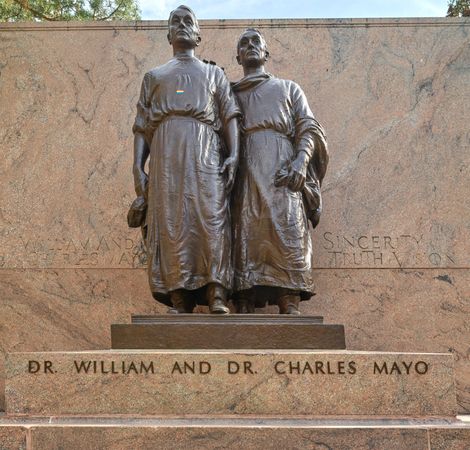 The Drs. Will and Charles Mayo Memorial, Rochester, Minnesota