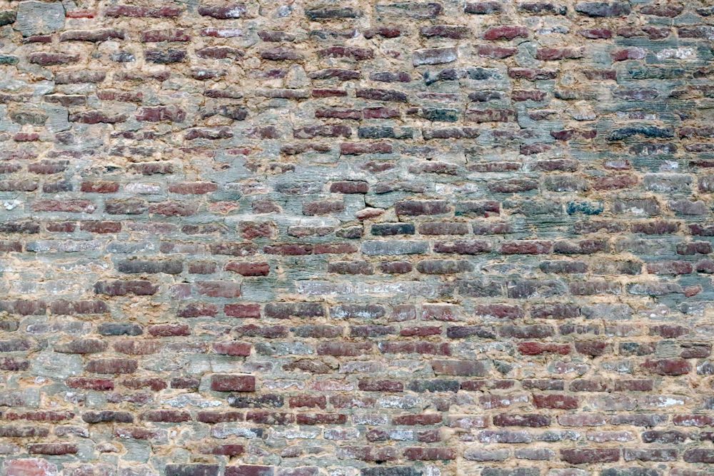 Grey brick wall