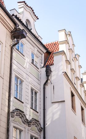 Decooration of the building in Old Prague