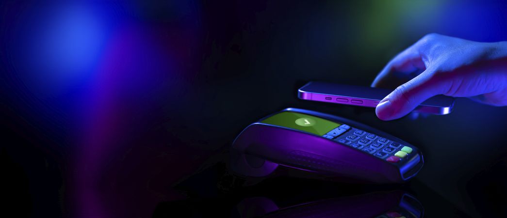 Futuristic Contactless Mobile Payment Technology