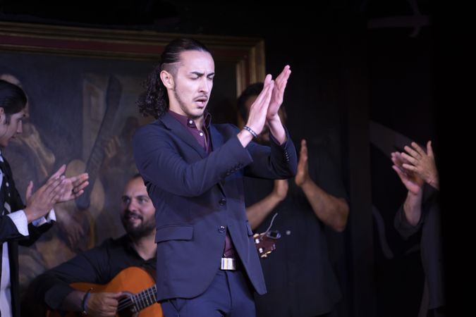 Flamenco performance on stage
