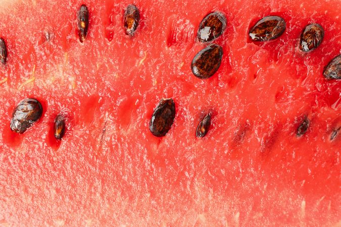 Fresh watermelon on whole background, close up. Summer fruit