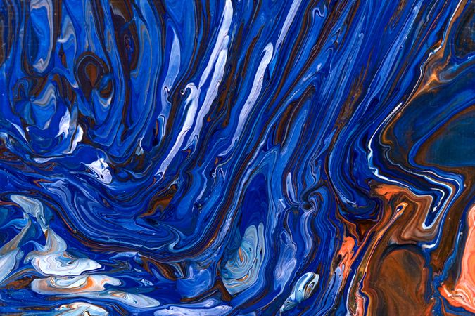 Fluid Art. Abstract Acrylic Pouring