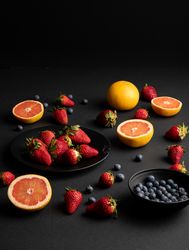 Assorted fruits for breakfast
