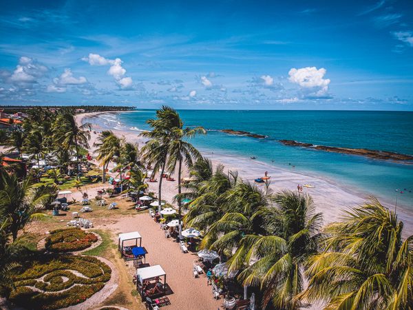 Beautiful beach in Brazil