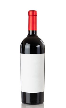 Full bottle of red wine