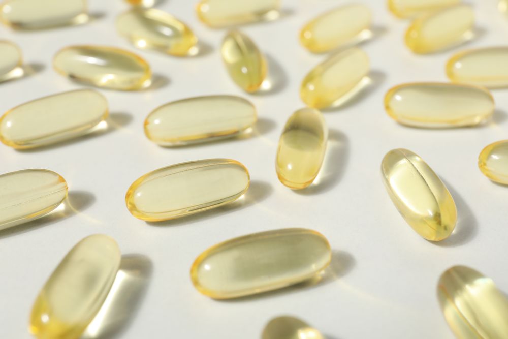 Immunity support capsules - Omega, health care concept