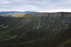 Green mountain valley