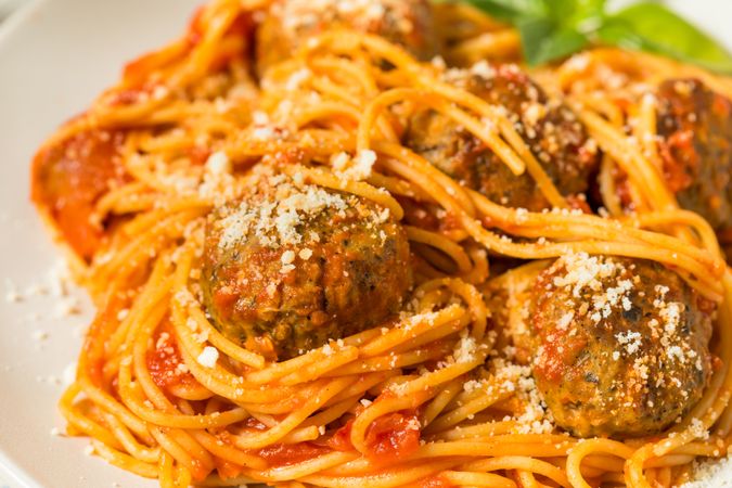 Homemade Italian Spaghetti Meatballs