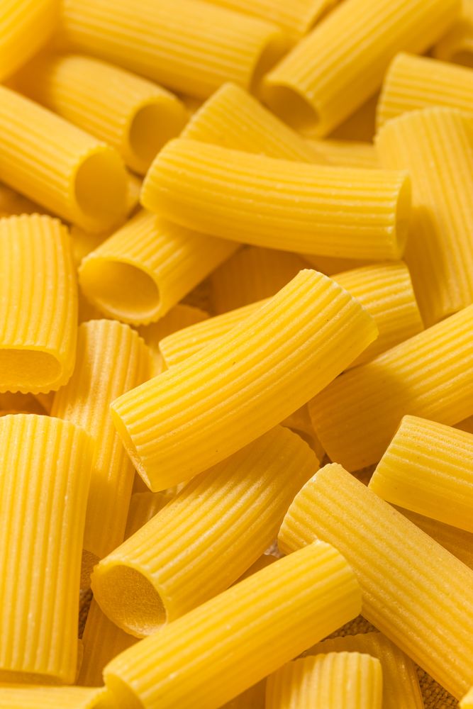 Organic Dry Raw Rigatoni Pasta