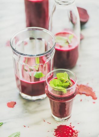 Morning beetroot juice detox