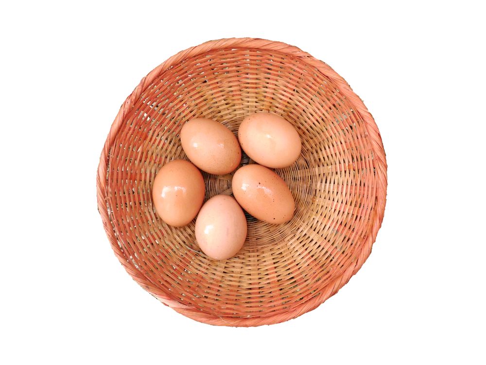 Cooking Eggs On Light Background