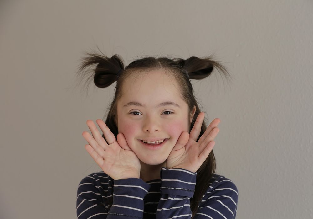 Happy child smiling at the camera