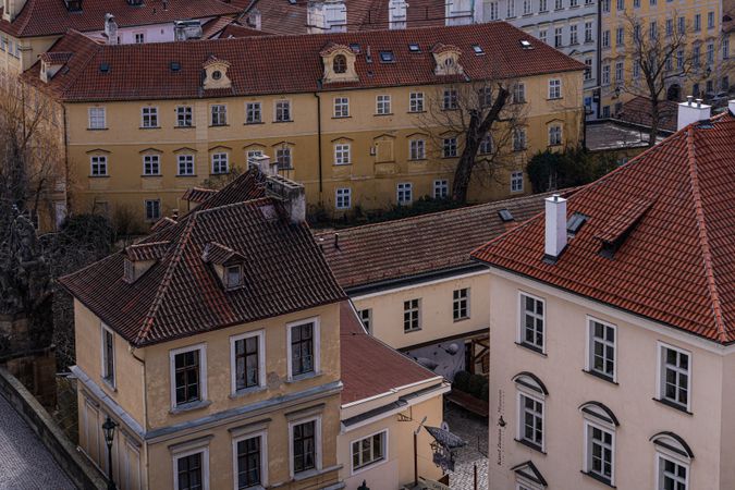 Decoration of the building in Old Prague