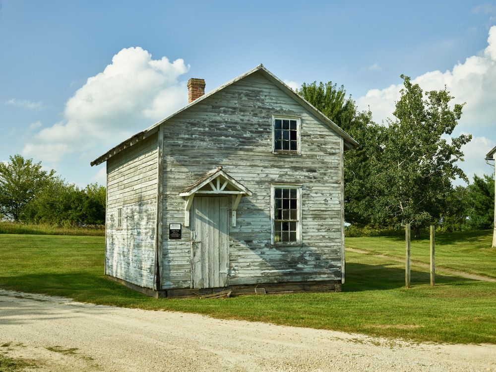 Small storage building in South Amana, Iowa