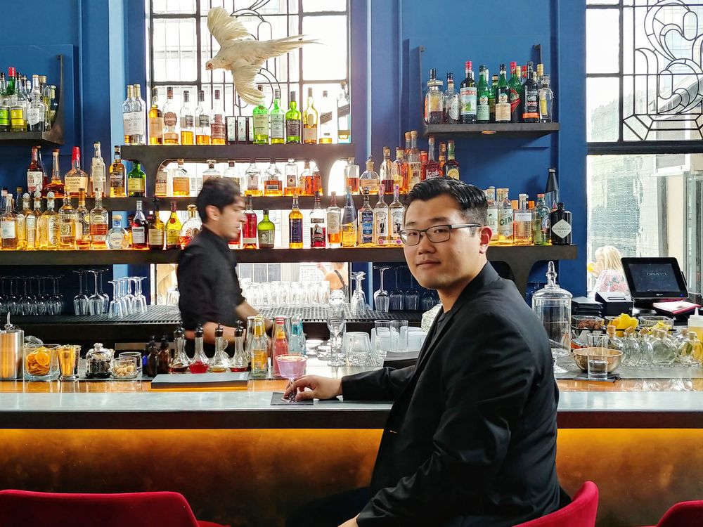 Man sitting at the bar