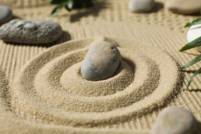 Composition for Zen, Relaxation, Harmony and Balance concept