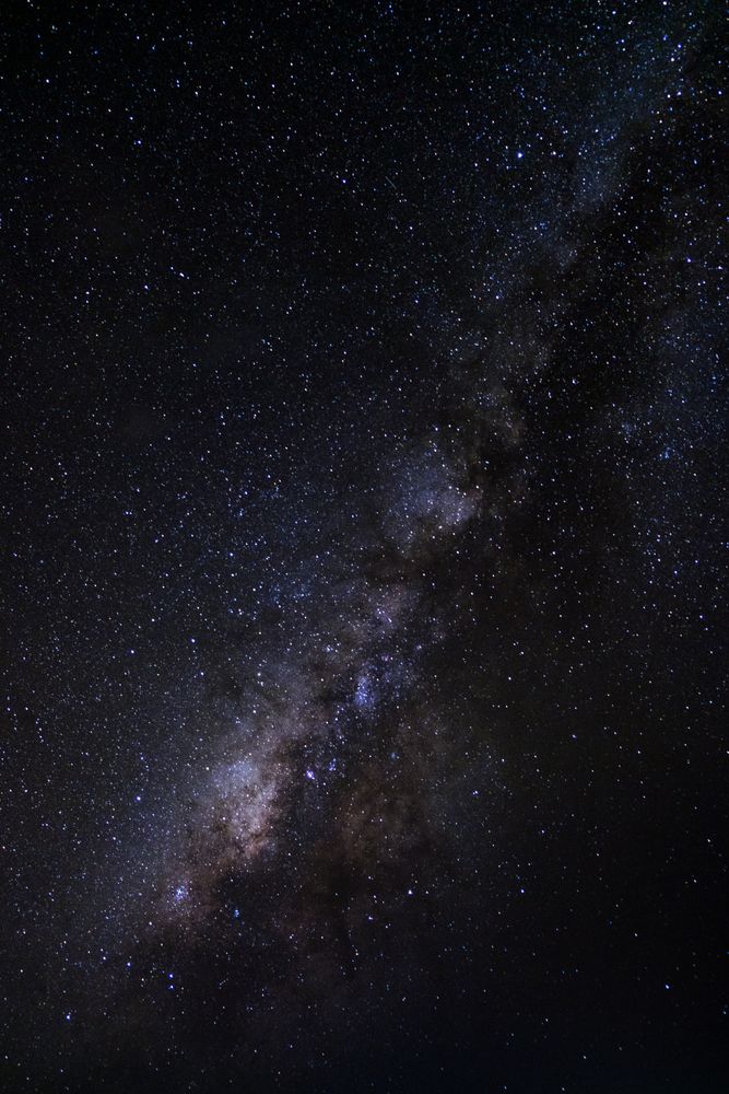 Milky way galaxy with stars and space dust in the universe