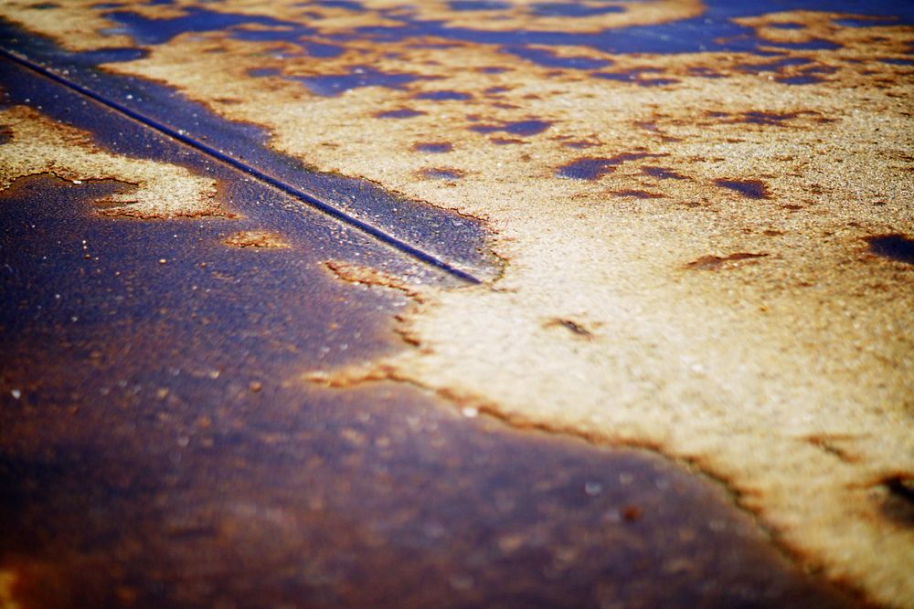 Old metal with corrosion texture