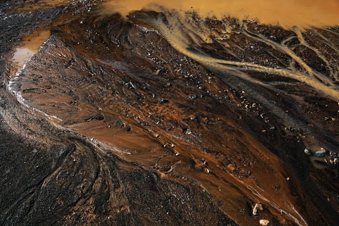 Natural soil and water background