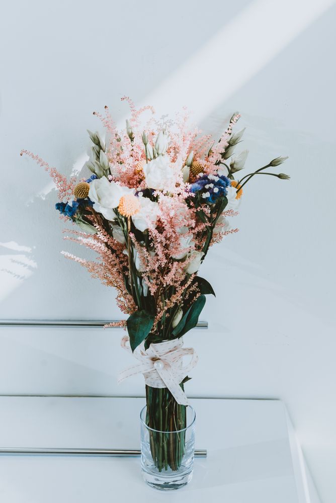 Wonderful fresh flowers in vase